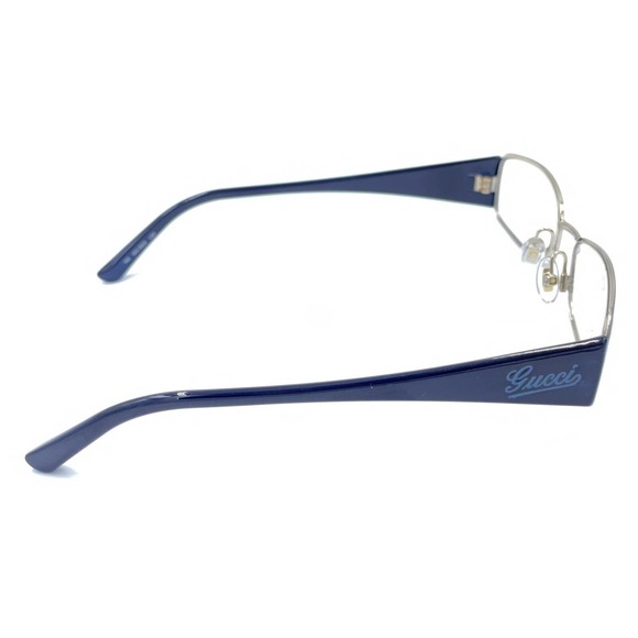 Gucci NEW GG2825 LBY Gold Black Rectangular Eyeglasses Frames Italy 53-18 140 - Picture 4 of 12